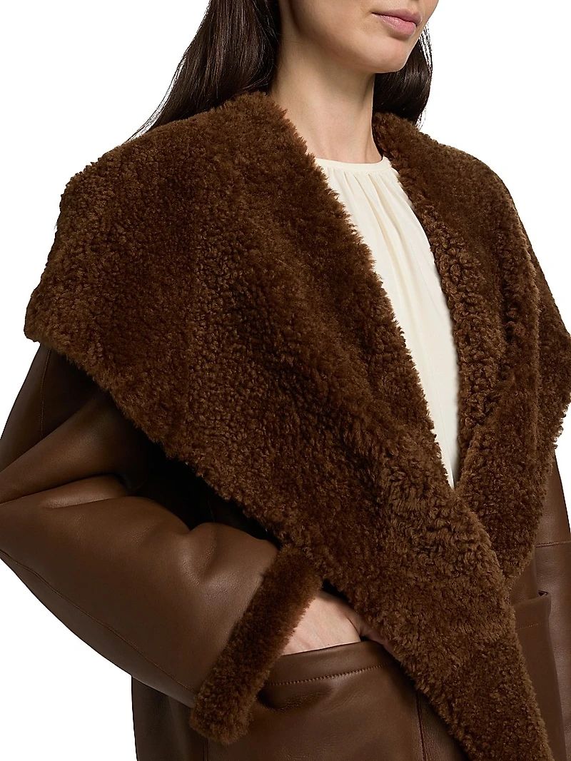 Shearling Hooded Jacket