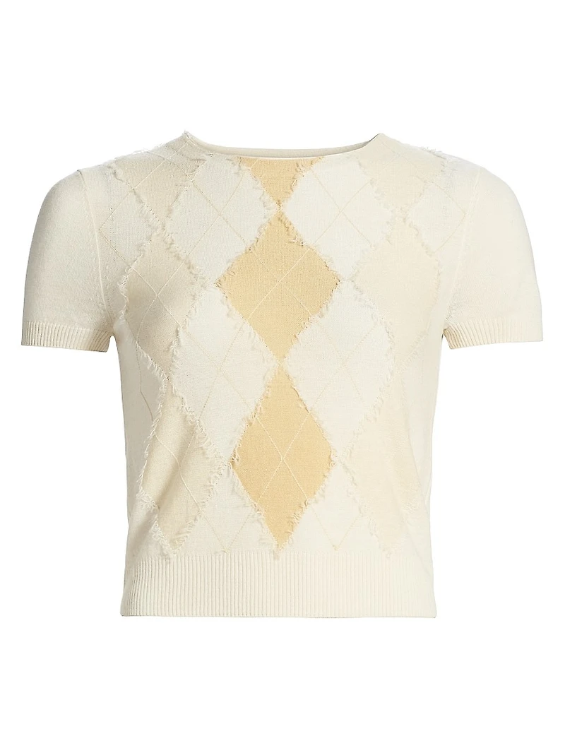 Argyle Wool-Blend Sweater