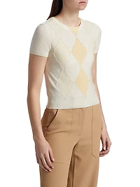 Argyle Wool-Blend Sweater