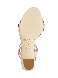 Ieda Floral Ankle Tie Heeled Sandals