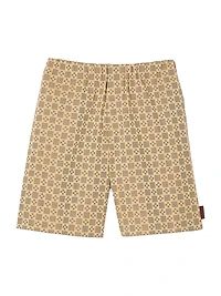Square Cross Jacquard Shorts