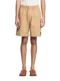 Square Cross Jacquard Shorts