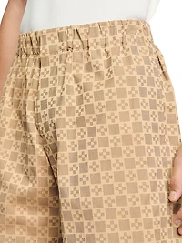 Square Cross Jacquard Shorts