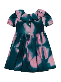 Baby Girl's, Little Girl's & Lolu Ruffle-Trim Printed Dress