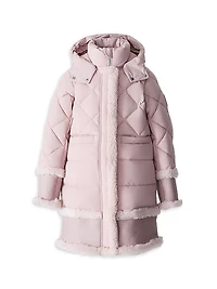 Little Girl's Jaela Quilted Down Coat