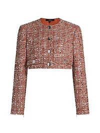 Lainey Tweed Crop Jacket