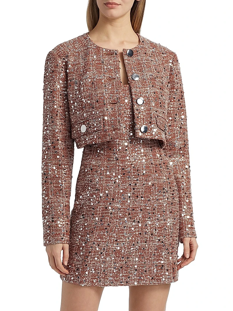 Lainey Tweed Crop Jacket