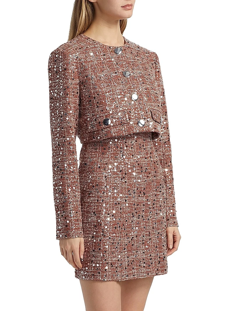 Lainey Tweed Crop Jacket