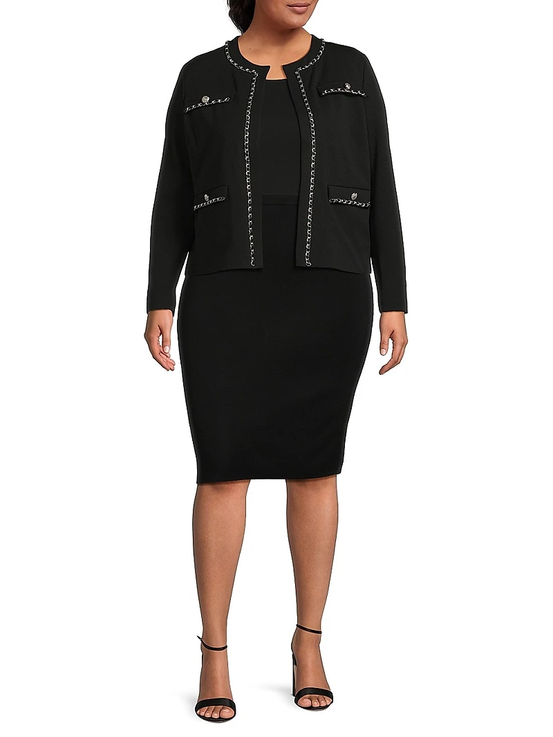 Plus Stretch Crepe Tank