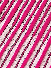 Plus Striped Rib-Knit Top