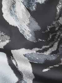 Plus Floral Jacquard Pencil Skirt