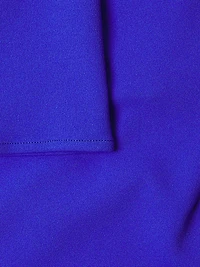 Plus Funnel Neck Stretch Crêpe Midi-Dress