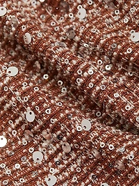 Luca Tweed Sleeveless Minidress