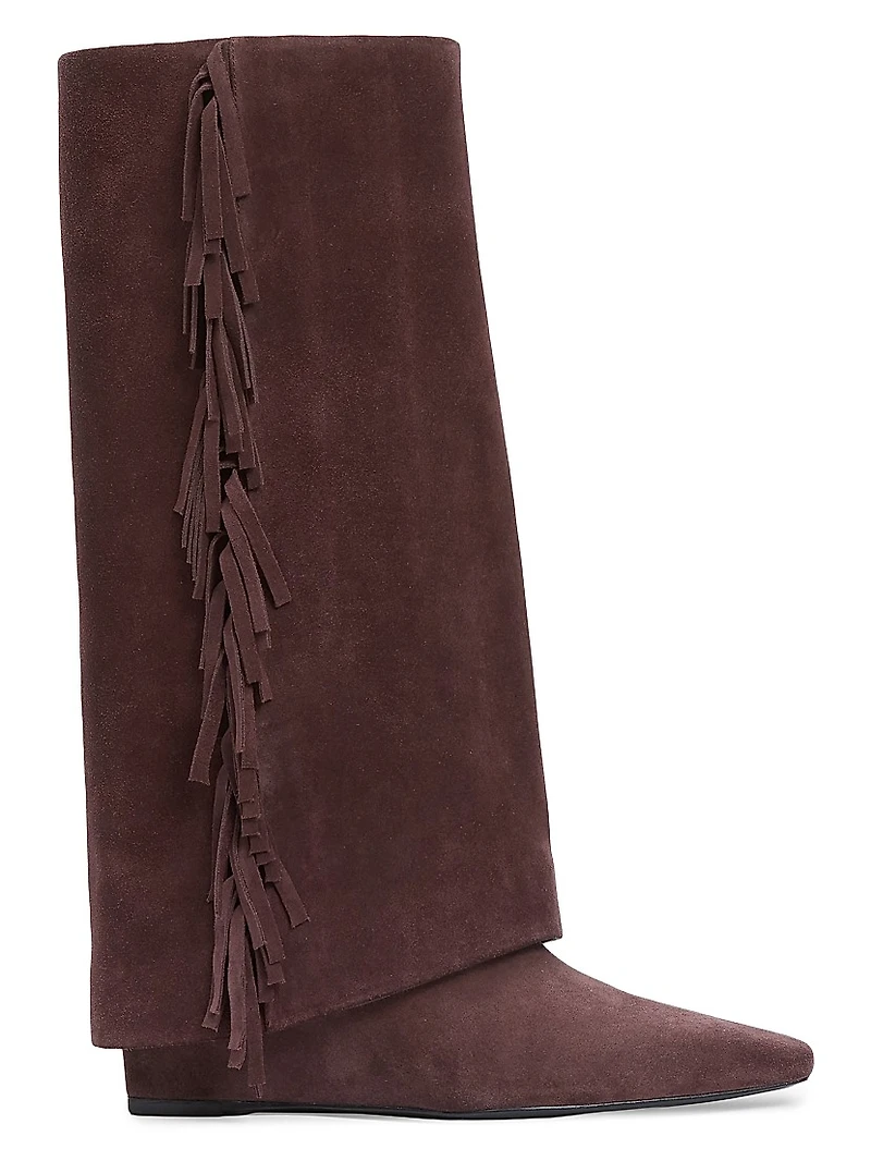 Quinn Fringe Suede Boots