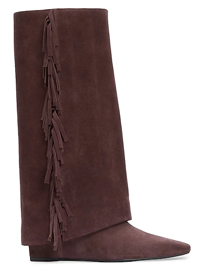 Quinn Fringe Suede Boots