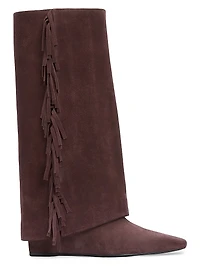 Quinn Fringe Suede Boots