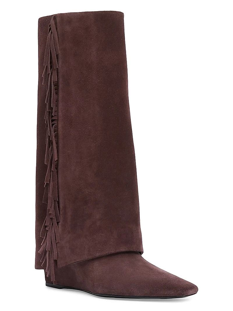 Quinn Fringe Suede Boots