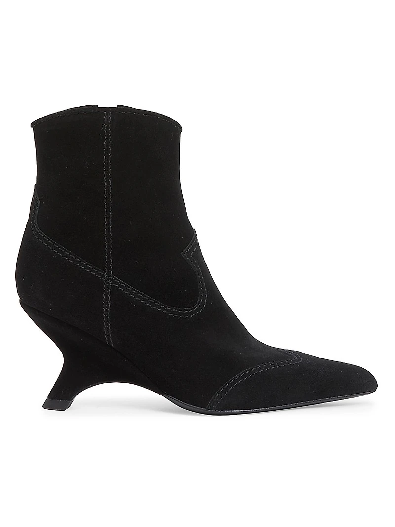 Shadow 75MM Suede Western Boots