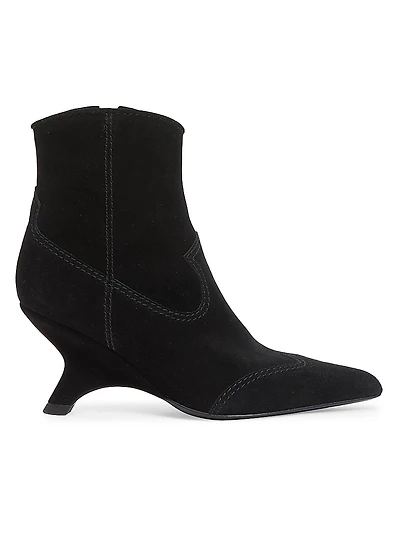 Shadow 75MM Suede Western Boots