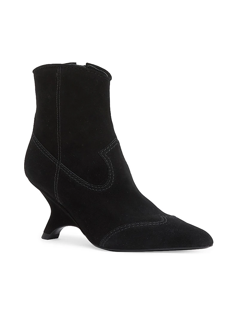 Shadow 75MM Suede Western Boots