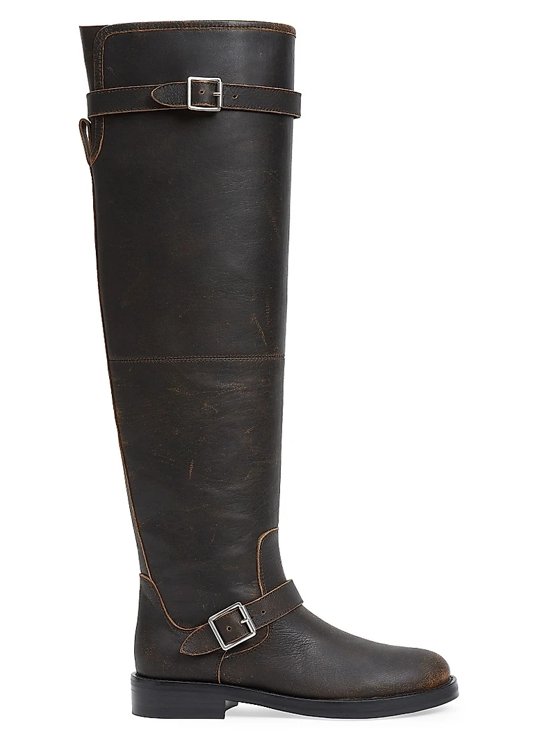 Noah Leather Over-the-Knee Boots