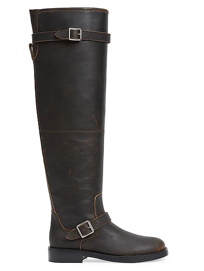 Noah Leather Over-the-Knee Boots