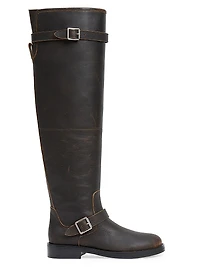 Noah Leather Over-the-Knee Boots