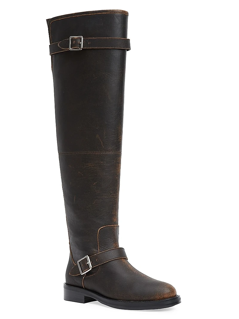 Noah Leather Over-the-Knee Boots