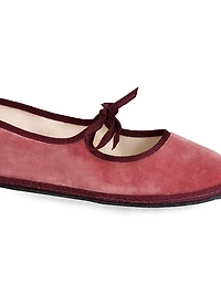 Timeless Brigitte Marie Antoinette Cotton Velvet Slippers