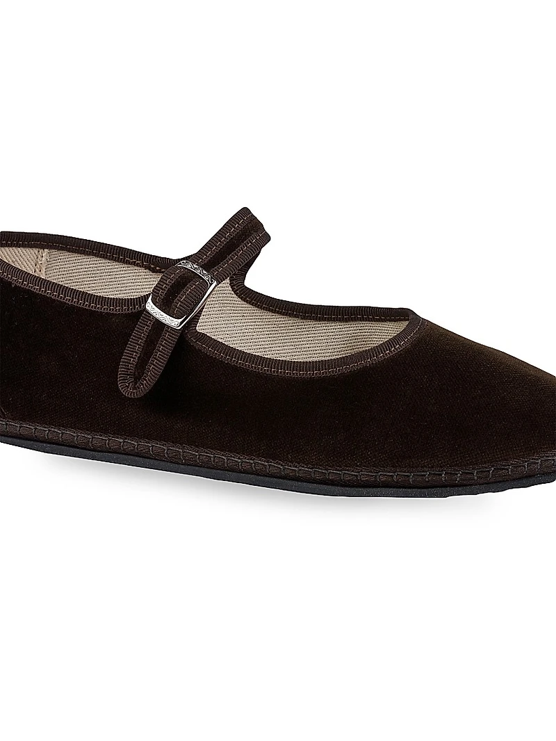 Timeless Velvet Mary Janes