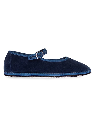 Timeless Delfina Velvet Mary Janes