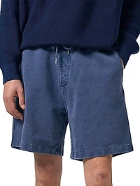 Cotton Drawstring Shorts