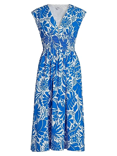 Roxanne Flora Midi-Dress