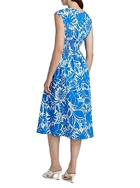 Roxanne Flora Midi-Dress