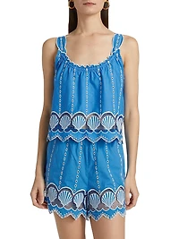 Esperanza Embroidered Cotton Tank