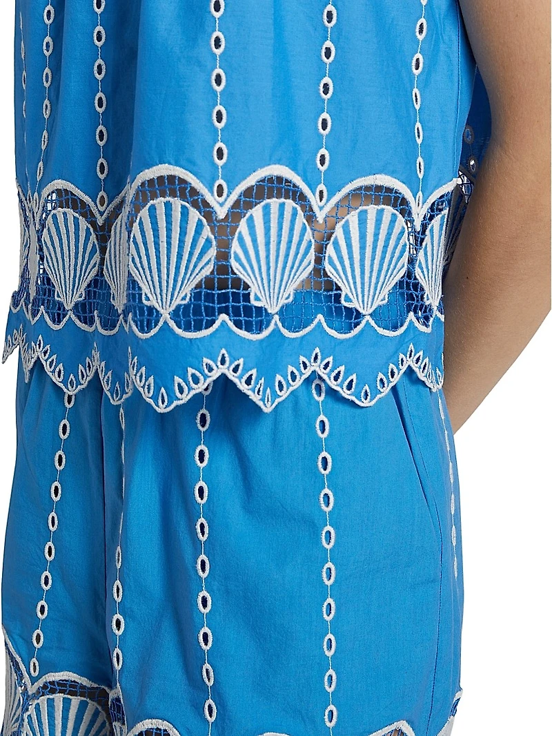 Esperanza Embroidered Cotton Tank