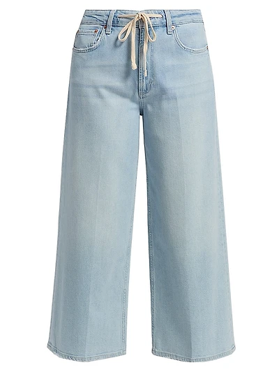 Angeleno Drawstring Crop Jeans