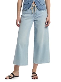 Angeleno Drawstring Crop Jeans