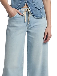 Angeleno Drawstring Crop Jeans