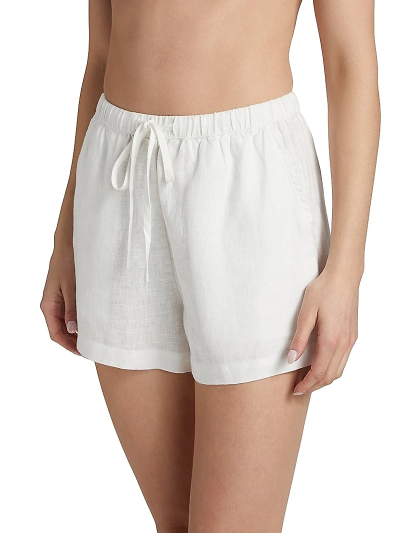 Jenner Linen Drawstring Shorts