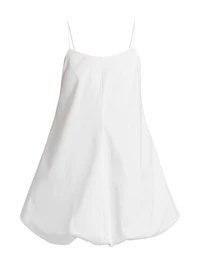 Blanca Bubble-Hem Minidress