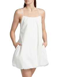 Blanca Bubble-Hem Minidress