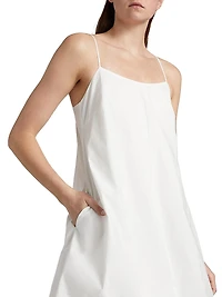 Blanca Bubble-Hem Minidress