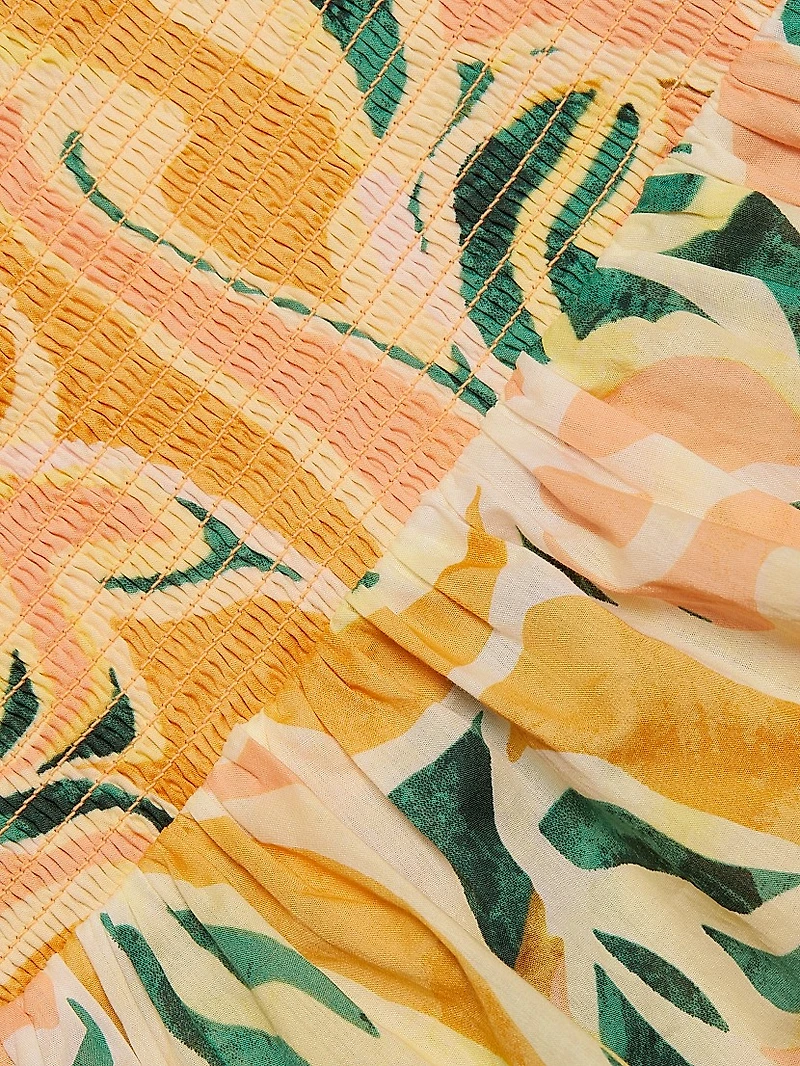 Gwendolyn Abstract Cotton Sleeveless Top