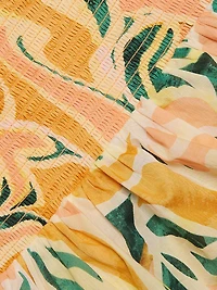 Gwendolyn Abstract Cotton Sleeveless Top