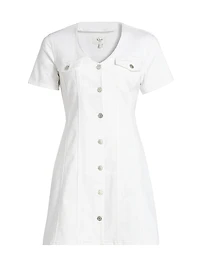 Saratoga Stretch-Denim Minidress
