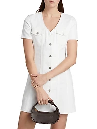 Saratoga Stretch-Denim Minidress