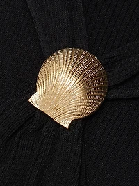 Senna Rib-Knit Halterneck Tank