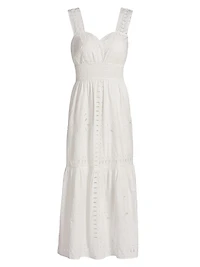 Fawn Cotton Sleeveless Midi-Dress