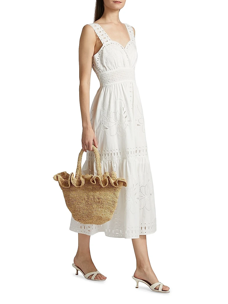 Fawn Cotton Sleeveless Midi-Dress